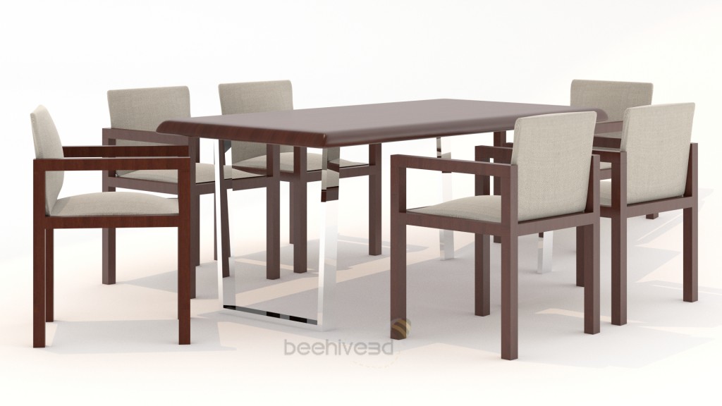 Dining Table with Chairs preview image 1